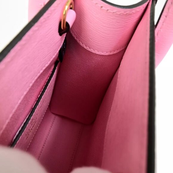 GUCCI x Bananya BNF Logo 2Way Mini Shoulder Bag Leather Pink GHW Italy 635RK208 - Picture 13 of 16